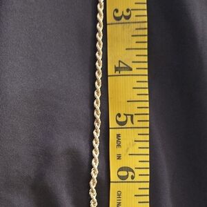 Gold Rope Chain Necklace